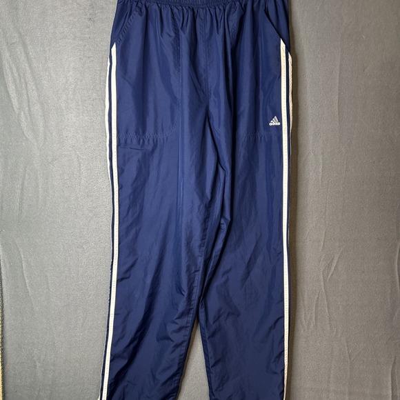 Vintage Adidas Pants Windbreaker Track Climaproof Striped 00's Baggy Men's XL - Picture 1 of 10